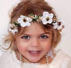 White And Gold Flower Crown Wild Flower Halo Flower Crown Bridal Flower Crown Baby Photo Prop Boho F Baby Flower Crown Bridal Flower Crown Trendy Flowers