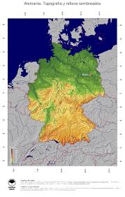 La frontera, estaba protegida por una valla de tela metálica, cables de alarma. Mapa De Alemania Mapa Fisico Geografico Politico Turistico Y Tematico