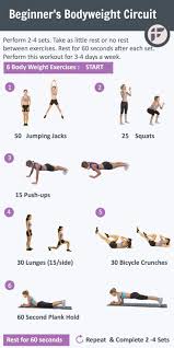 body weight circuit workout for