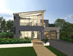 Messena One Airlie Facade Skillion Roof House Design Beach House Design