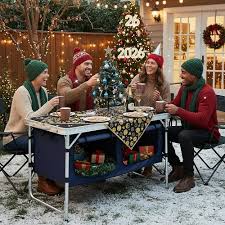 Field Camping Folding Aluminum Table ...