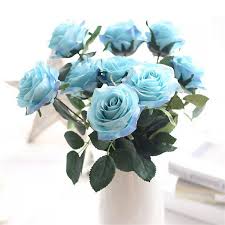 5 out of 5 stars. Sky Blue Artificial Flower Floral Bouquet French Rose Fake Flower Arrange Wedding Home Decor Party Accessory Flores Artificial Dried Flowers Aliexpress