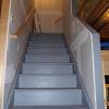 The basement stairs took up valuable space on this terrace. 1