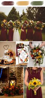 Sunflower and white rose fall wedding bouquets. 7 Awesome Colors That Are Great For A Sunflower Wedding Theme Elegantweddinginvites Com Blog