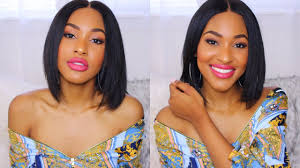 Medium weave hairstyle is mostly a casual hairstyle but can be customized to suit official. Cutest Shoulder Length Bob Lace Wig Hj Weave Beauty Hair Youtube