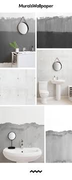 Create A Super Slick And Modern Bathroom Space With Modern Grey Bathroom Wallpapers And Murals Adding Grey Wallpaper Designs Grey Wallpaper Bathroom Wallpaper