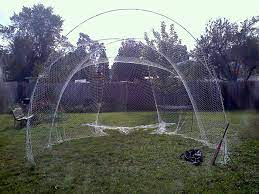 Bombs Away Diy Batting Cage For 70 Backyard Baseball Batting Cages Baseball Workouts
