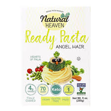 I have been looking for a pasta sauce that is herb and broth based and this is perfect! Natural Heaven Veggie Pasta Angel Hair Made With Palm Hearts In Canada Low Carb Pasta Naturamarket Ca
