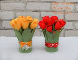 поделки на 8 марта из гофрированной бумаги и конфет Korziny Iz Konfet Bumazhnye Cvetochnye Remesla Vesennie Podelki Remesla