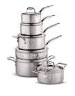 Artiste-Clad Hand Hammered Design Cookware Set, 12-pc Lagostina