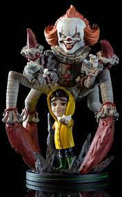 Pennywise We All Float Q Fig Max Elite By Quantum Mechanix Stylizedtoys Com Original pop secondhand horror movies: pennywise we all float q fig max elite