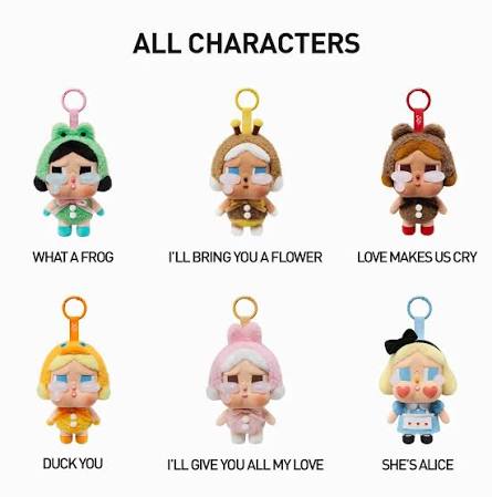 POP NOW:CRYBABY Crying Again Series-Vinyl Face Plush Blind Box