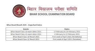 However the only students those are participated in the 2nd. Bseb Bihar Board 10th 12th Result 2021 Important Dates How To Check