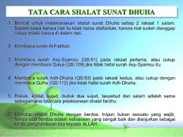 Cara Mengerjakan Sholat Dhuha Guru Ilmu Sosial