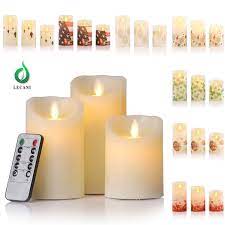 Flameless candles are an electronic alternative to traditional wick candles. 7 Festival Sleeves Flickering Flameless Candles Timer Remote Control Halloween Thanksgiving Christmas Valentines Easter St Patrick Day 4th July Decorations Candles Battery Operated Home Decor Candles Holders