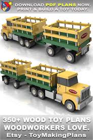 Peter B Livestock Truck And Trailer Pdf Download Etsy In 2020 Wood Toys Plans Wooden Toy Trucks Wooden Toys Plans