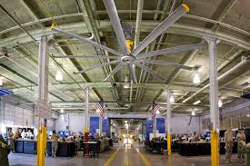 Industrial ceiling fans are ideal for use in large indoor or outdoor areas such as warehouses, offices, large stores, garages and storage areas. Large Ceiling Fans For Government Facilities Duty From Big Ass Fans