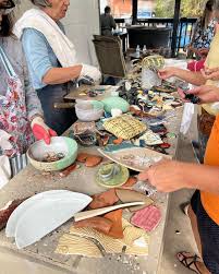 Who has the best members? POTTERY 51! Our sweet member @nellyyolsmith  offered her skills to teach a mosaic class. We all had so much fun busting  up our failed pieces and creating