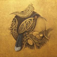 New Zealand Native Bird Polynesian Art New Zealand Art Nz Art