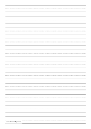 Free handwriting practice paper for kids blank pdf templates. Penmanship Paper