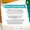 Niat sholat rawatib setelah zuhur. 1