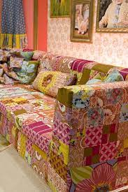 Amhbooth5 Patchwork Sofa Patchwork Furniture Bohemian Sofa