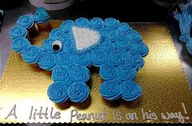 Youngmenheaven Boy Baby Shower Pull Apart Cupcake Cakes