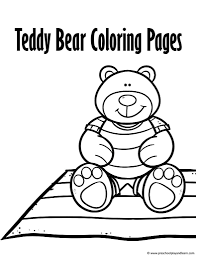 This recall involves about 284,000 bears in the united stat. Free Teddy Bear Coloring Pages