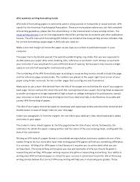 This can be a blank page if you are planning to format the whole thing and you have not begun writing yet. Apa Academic Writing Formatting Guide