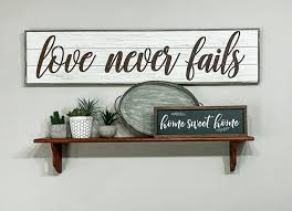 Love Never Fails Wood Wall Decor Hobby Lobby 1650241 In 2020 Wood Wall Decor Hobby Lobby Wall Decor Hobby Lobby Decor