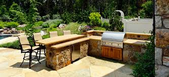 What about having an outdoor kitchen layout for different memorable family and friends gathering? Outdoor Kitchen Designs For Backyard Living Spaces