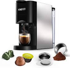 Nestlé nespresso s.a., trading as nespresso, is an operating unit of the nestlé group, based in lausanne, switzerland. Single Espresso Machine Homever 4 In 1 Multi Function Mini Espresso Machine 25s Fast Brew And 19 Bar Single Serve Coffee Maker Compatible With Nespresso Original Dolce Gusto Starbucks Walmart Com Walmart Com