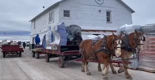 You may be able to find more information about this and similar content at piano.io. Horsepower Helps With Heavy Lifting Of Piano On Mackinac Island 9 10 News