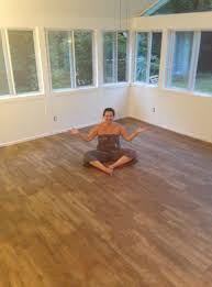 Marble pvc vinyl sheet flooring sheet carpet that looks like wood planks. The Beginning Of Our Sunroom Renovation Just Call Me Homegirl Sunroom Curtains Ways To Hang Curtains Sunroom Renovation