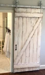 Shabby Chic Z Sliding Barn Door White Barn Door White Barn Door Shabby Chic Bathroom Barn Door Projects