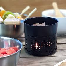 Ensemble Fondue Au Chocolat A La Bougie 4 Personnes Fondue Au Chocolat Chocolat Et Friandises