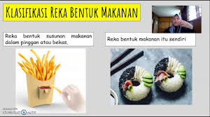 The following image below is a display of images that come from various sources. Rbt Ting 2 Reka Bentuk Makanan 2 6 1 Bahagian 3 Youtube
