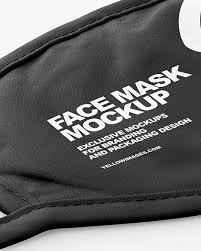 Download Face Mask Mockup In Apparel Mockups On Yellow Images Object Mockups