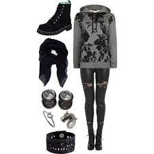 Cant Wait To Wear This Scene Goth Punk Winter Outfit Emofashionwear Odezhda Dlya Sceny Naryady Dlya Pankov Emo Odezhda