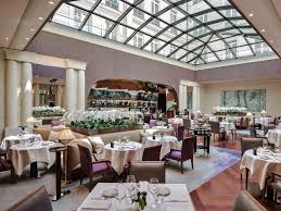 Sens Restaurant Park Hyatt Vendome Paris Restaurant Dining Room With Glass Roof Hotel Inspiration Restaurant Interior Design Hotels Design
