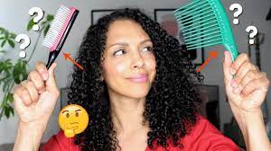 If there is lot of tangling which can't be handled with a toothed. Denman Brush Vs Wide Tooth Comb On Fine Curly Hair What Is Better Youtube