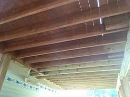 Zipup underdeck® polishes the underside of your deck providing a dry, usable, outdoor living space. Cedar Deck During Underside Of Deck Also Stained To Control Humidity Issues From Hot Tub Underneath Cedar Deck Hot Tub Cedar