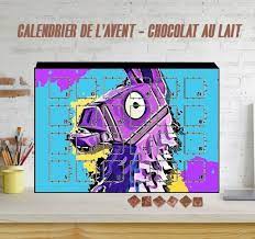 Calendrier De L Avent Fortnite 2023 Calendrier De L'avent Lama Fortnite À Petits Prix