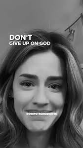 Hey Don’t give up of God ☀️ #fyp #foryou #viral #deepstrongquotes  #christiantiktok #god #godisgood #affirmations #christianity