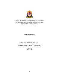 These sentences come from external sources and may not be accurate. Kertas Kerja Program Anak Angkat 2012