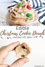 The Best Edible Cookie Dough Recipe Recipe Edible Cookie Dough Recipe Christmas Food Desserts Christmas Cookie Dough