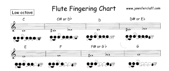 D Flute Finger Chart Flute Fingering