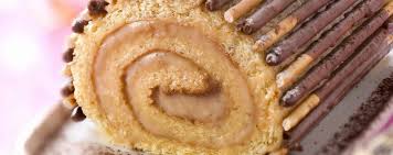 Buche Au Caramel Beurre Sale Avec Mikado Alimentation Caramel Au Beurre Sale Caramel