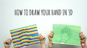 How to draw 3d pictures have you ever wondered how to make your drawings pop and come to life? Watch How To Draw Your Hand In 3d