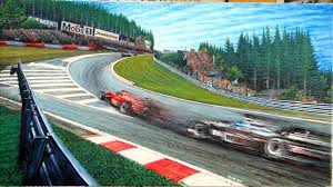 Eau Rouge Mika Vs Schumi By Machoart On Deviantart Motorsport Art Racing Art Art